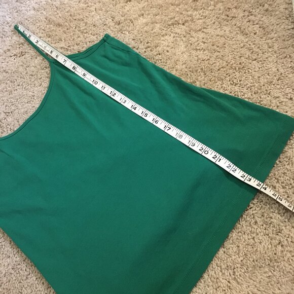 Preppy Short Sleeve Kelly Green Cotton Button Up Cardigan + Cami - Picture 14 of 16